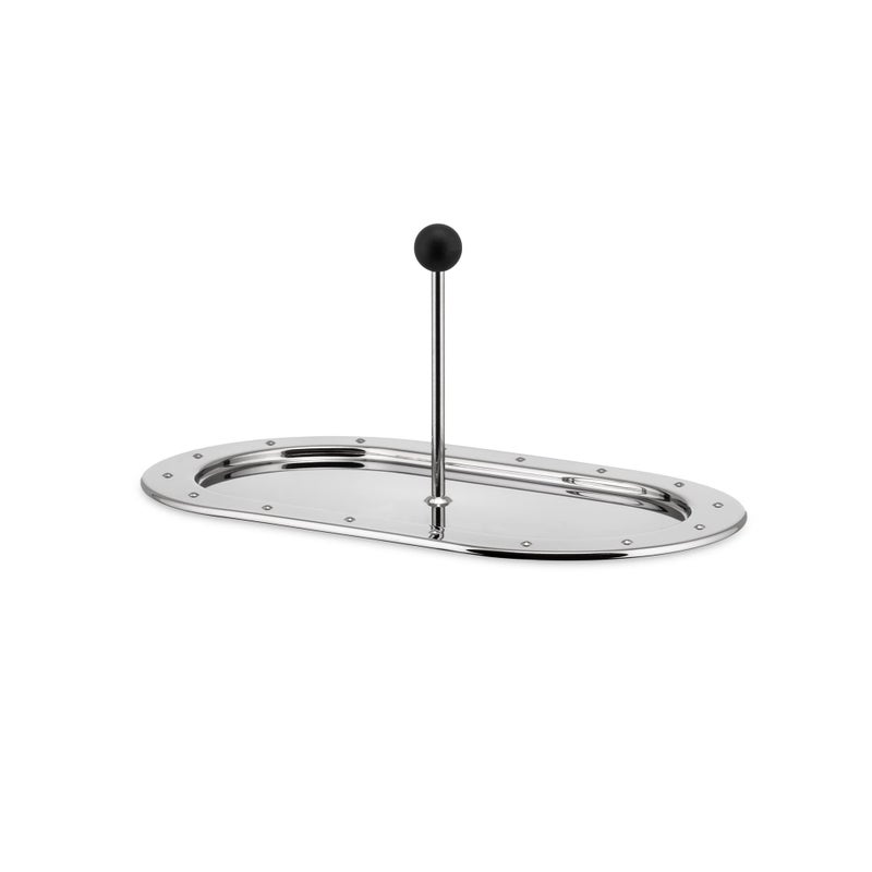 Alessi MG34 Decorative Small Tray, Silver - Image 1